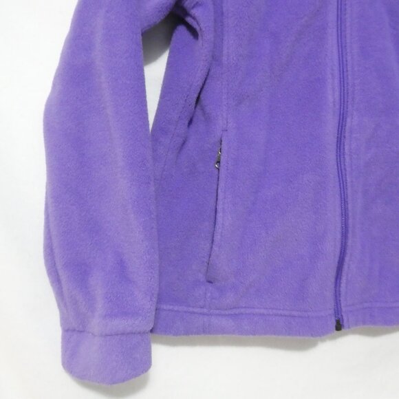 COLUMBIA SPORTSWEAR | medium (10/12) | Soft & Comfy Purple Fleece Zip-Up Jacket - Picture 7 of 15